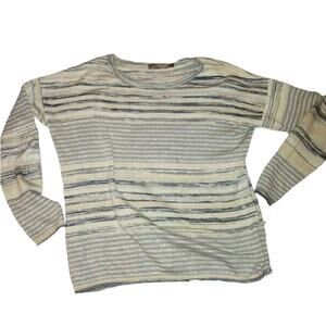 Prana sweater  Metallic striped cotton size XS
